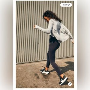 NWOT • Free People • FP Movement • TRUEST BLACK • Happiness Runs Leggings